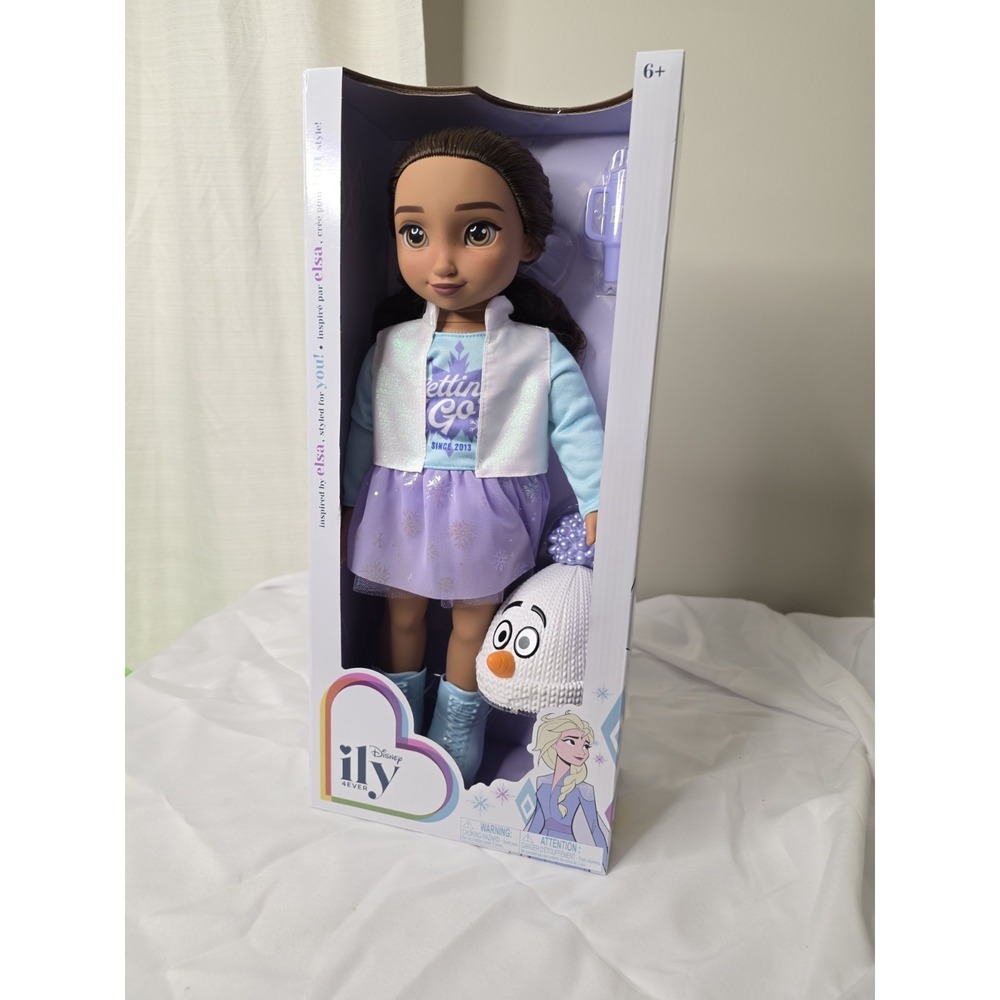 New Disney ILY 4EVER 18-inch Doll Inspired by Elsa Frozen‎ Brunette